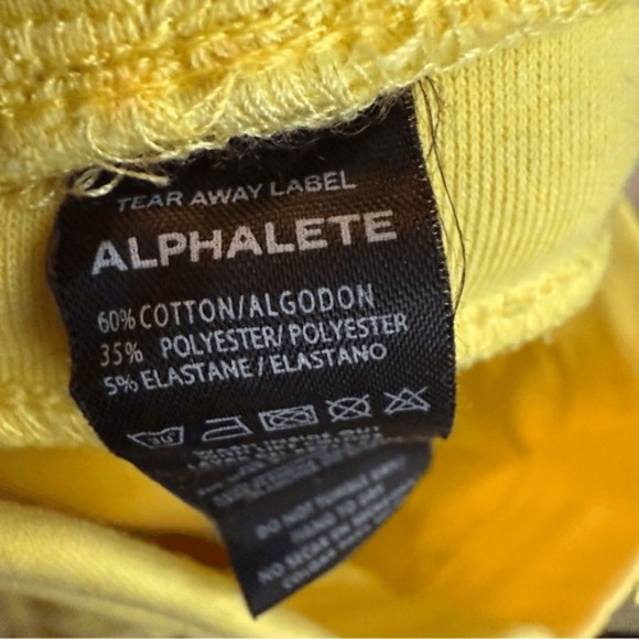 Alphalete Essential Core Jogger Size Medium Canary Yellow Athleisure Activewear‎ - Picture 7 of 8
